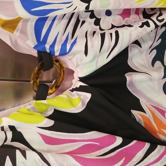 💕TRINA TURK💕 Seychelles Flutter Sleeve One Piece Swimsuit Size 0 NWT Print - Picture 14 of 16